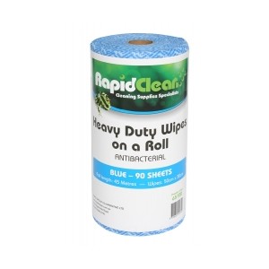 Wipes Roll BLUE 90 sheet Roll