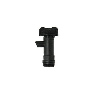 Black Plastic Tap for 20-60L drums