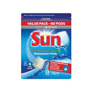 Sun Platinum Eco Dishwasher Pods (60 pods)