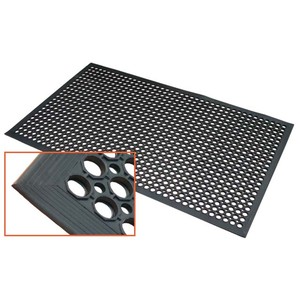 Safety Cushion Mat Black 90cm x 150cm