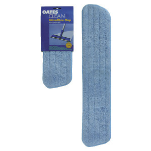 Flat Mop Refill Microfibre 600mm Blue