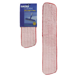 Flat Mop Refill Microfibre 600mm Red