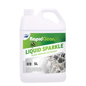 Liquid Sparkle 5L Glass Washing Detergent (Beer Glass Cleaner)