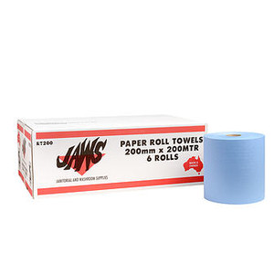 AutoCut Hand Towel BLUE 200m Carton