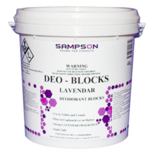 Deodoriser Blockette 10kg Lavender