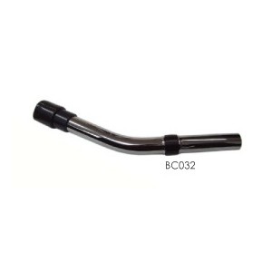 Bent End Piece 32mm Curved Chrome