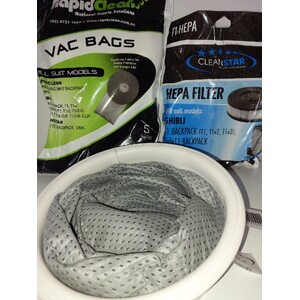 RapidVac MK2 Filter and Vacuum Bag Kit
