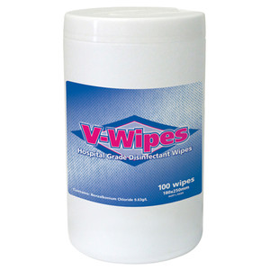 V-Wipes Canister (100 wipes)